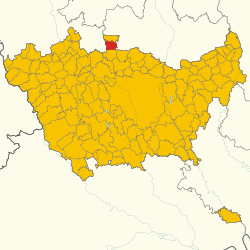 Map of Cesate (Metropolitan City of Milan, region Lombardy, Italy 2024)